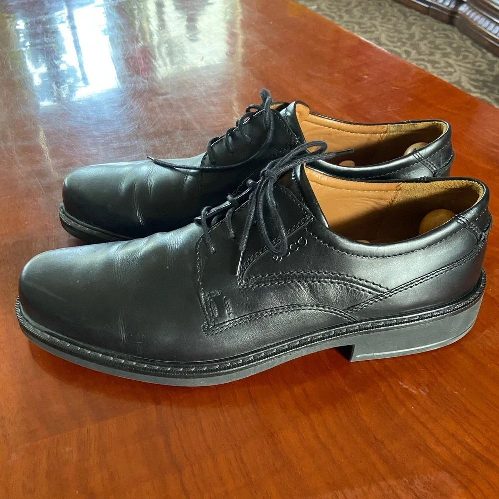 ECCO COMFORT LIGHT CUSHIONING SHOCK POINT BLACK SIZE 46